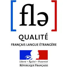FLE qualité français langue étrangère avec logo Marianne de la République française